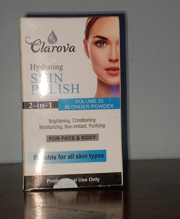 Clarova Professional Skin Polish (120ml) with 60g Developer – Instant Glow & Whitening Formula - Image 4