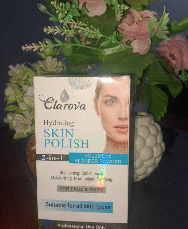 Clarova Professional Skin Polish (120ml) with 60g Developer – Instant Glow & Whitening Formula - Image 6